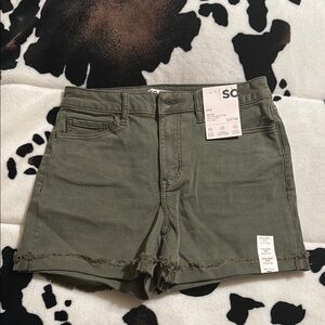SO Women's Olive Green Shorts